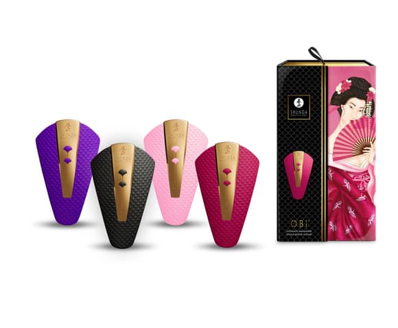 Клиторальный вибратор Shunga Obi Light Pink