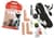 Набір для страпону Doc Johnson Vac-U-Lock VIBRATING Dual Density ULTRASKYN Set (м'ята упаковка)