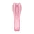 Кліторальний вібратор Satisfyer Threesome 1 Pink з трьома гнучкими пальчиками