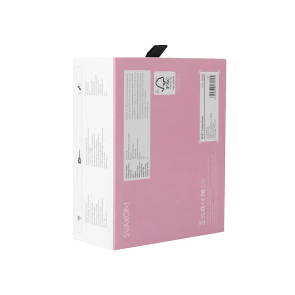 Вакуумний кліторальний стим улятор Svakom Pulse Pure Pale Pink, 5 режимів, 5 інтенсивностей у кожному