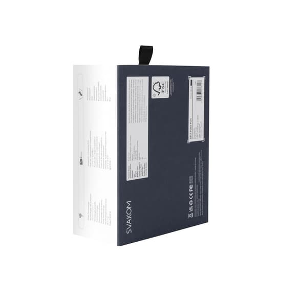 Вакуумний кліторальний стим улятор Svakom Pulse Pure Navy Blue, 5 режимів, 5 інтенсивностей у кожному