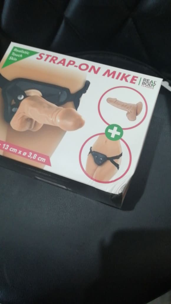 Жіночий страпон-трусики 2в1 Real Body — Mike (м'ята упаковка!!!)