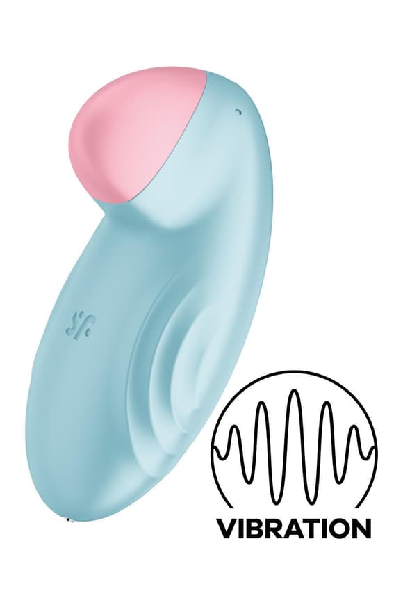 Смарт-вібратор для клітора Satisfyer Tropical Tip Light Blue