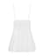 Сатиновый пеньюар с кружевом Obsessive 810-BAB-2 babydoll & thong L/XL, белый, пеньюар, танга