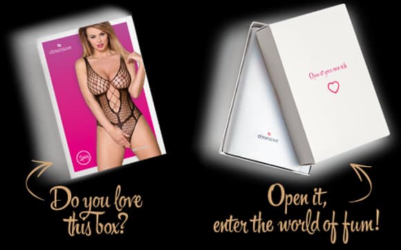 Бодістокінг із великої сітки з доступом Obsessive B117 teddy S/M/L, чорний