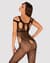 Бодистокинг Obsessive Bodystocking G322 S/M/L, фантасмагорически-силуэтный крой