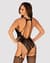 Бодістокінг Obsessive Bodystocking G324 S/M/L black, силуетний малюнок