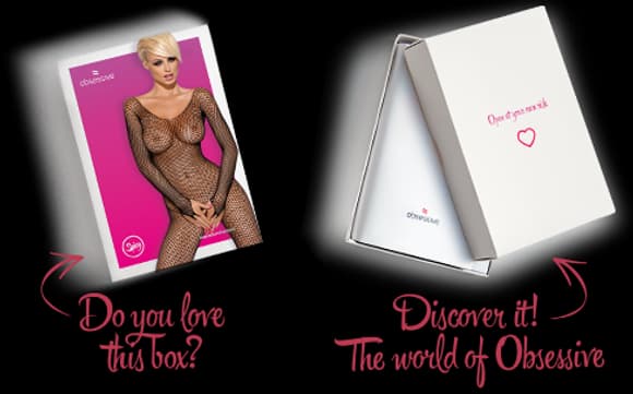 Сітчастий бодістокінг із довгим рукавом Obsessive Bodystocking N109 black S/M/L, чорний, комбінезон