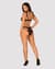 Напівпрозорий еротичний комплект Obsessive Obsessivia 2-pcs set black S/M, бюстгальтер та трусики