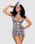 Эротический костюм стюардессы Obsessive Stewardess 3 pcs costume grey S/M (мятая упаковка!!!)