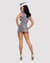 Эротический костюм стюардессы Obsessive Stewardess 3 pcs costume grey S/M (мятая упаковка!!!)