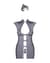 Эротический костюм стюардессы Obsessive Stewardess 3 pcs costume grey S/M (мятая упаковка!!!)