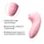 Вакуумный стимулятор Svakom Pulse Lite Neo Pale Rosette, управляется со смартфона