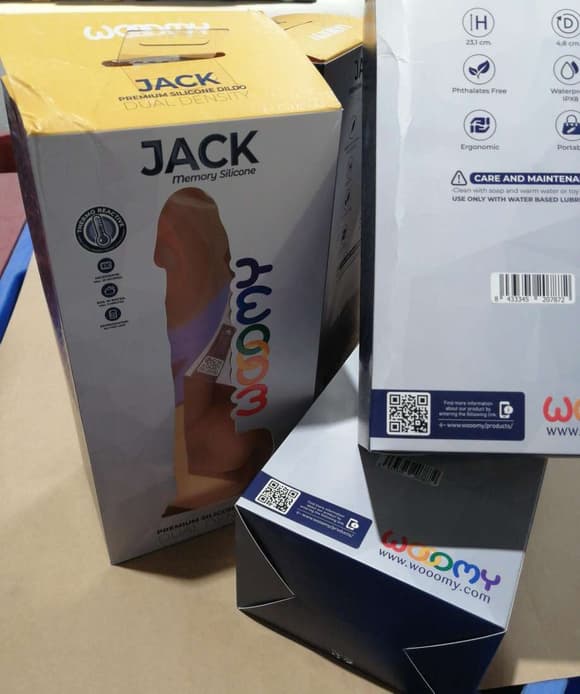 Фалоімітатор Wooomy Jack (м'ята упаковка)