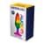 Силіконова анальна пробка Wooomy Hiperloo Silicone Rainbow Plug S, діаметр 2,4 см, довжина 9 см