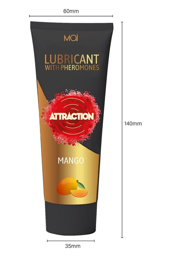 Змазка на водній основі з феромонами MAI ATTRACTION MANGO (100 мл)