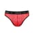 Мужские полупрозрачные трусы Passion 031 SLIP MIKE L/XL Red, под леопард