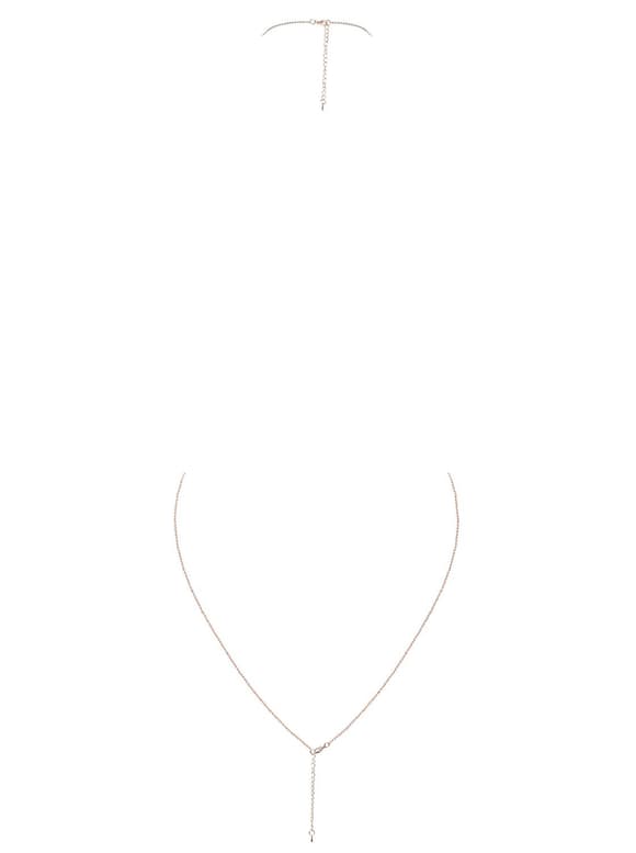 Ланцюжок для бюста з кулоном-совою Obsessive Bijou 901