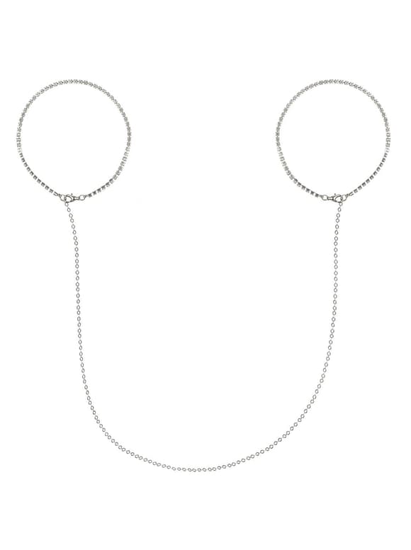 Ланцюжки-наручники з каменями Obsessive Bijou 907