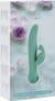 Вібратор-кролик Touch by SWAN - Trio Teal, сенсорне керування, ротація, діаметр 3,8 см