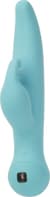 Вібратор-кролик Touch by SWAN - Trio Teal, сенсорне керування, ротація, діаметр 3,8 см