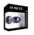 Металева анальна пробка з кристалом Dorcel Diamond Plug Black S (м'яте паковання!!!)
