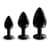 Металева анальна пробка з кристалом Dorcel Diamond Plug Black S (м'яте паковання!!!)