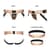 Труси для страпона Strap-On-Me Leatherette Harness Curious Holographic Rose Gold (м'яте паковання!!!)