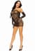 Leg Avenue 2 PC Tube dress and gloves OS Black