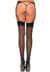 Прозорі панчохи зі швом Leg Avenue Sheer backseam stockings Black, one size