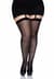 Сексуальні панчохи під підв’язки Leg Avenue Sheer Stockings Black, plus size