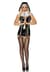 (SALE)Виниловый костюм монашки Leg Avenue Sinful Sister M, комбинезон, воротник, пояс, головной убор