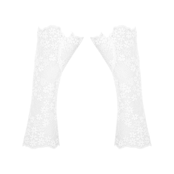Кружевные митенки Obsessive Heavenlly gloves O/S