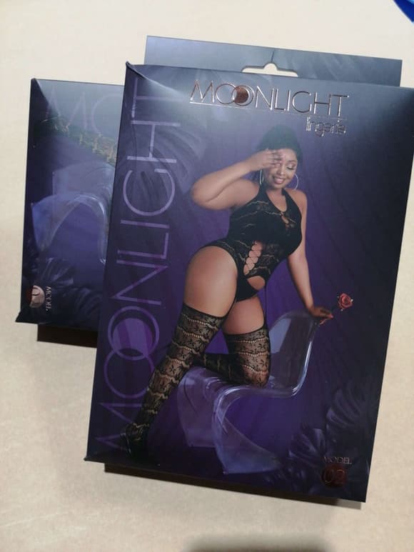 Боди Moonlight Plus Model 02 Black (мятая упаковка)