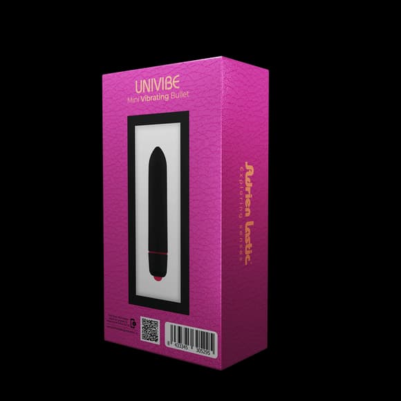 Вибропуля Adrien Lastic Univibe, 10 режимов работы, силикон, на батарейках