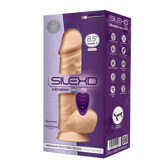 Фаллоимитатор с вибрацией SilexD Norman Vibro Flesh (Model 1 size 8,5") LRS  (мятая упаковка!!!)