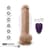 Фалоімітатор з вібрацією SilexD Vetus Vibro Flesh (MODEL 1 size 8in) + LRS, двошаровий, діам. 4,2 см