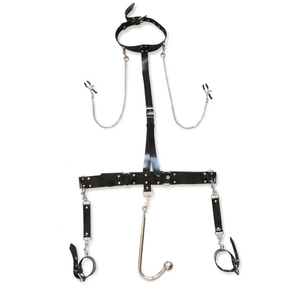 Бондажный набор с металлическим анальным крюком Art of Sex Bridget Bondage set with anal hook № 2
