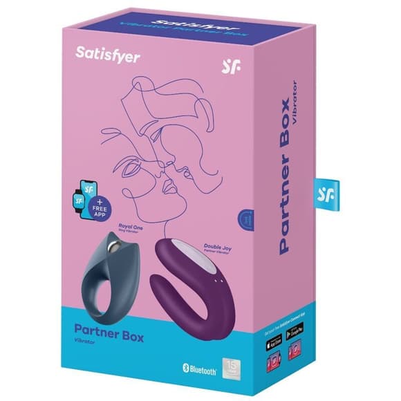 Набір Satisfyer Partner Box 2 (Double Joy + Royal One) (м'ята упаковка!!!)