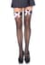 Чулки-сетка с атласным бантиком Leg Avenue Fishnet Thigh Highs One size, Black, With Bow Pink