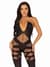 Бодістокінг Leg Avenue Illusion halter bodystocking One size Black, доступ