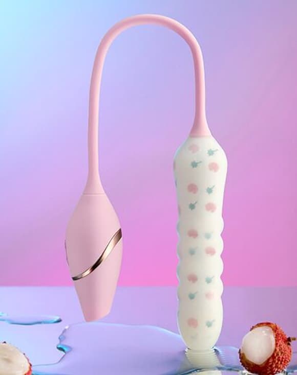 Пульсатор з вакуумним стимулятором KISTOY Cathy Plus на гнучкій зчіпці