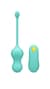 Віброяйце для точки G з пультом керування Romp Cello Light Teal, водонепроникне