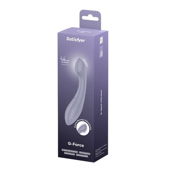Вибратор для точки G Satisfyer G-Force Violet, 10 режимов + 5 уровней интенсивности