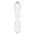 Двосторонній скляний дилдо Satisfyer Dazzling Crystal 1 Transparent (м'яте паковання!!!)