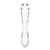 Двосторонній скляний дилдо Satisfyer Dazzling Crystal 1 Transparent (м'яте паковання!!!)