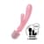 Вибратор-кролик с вибромассажером Satisfyer Triple Lover Pink, 3 мотора
