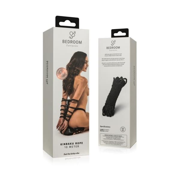 Мотузка для Кінбаку Bedroom Fantasies: Kinbaku Bondage Rope Cotton — 5 метрів, бавовна (фактична довжина 5 м)