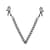 Затискачі для сосків Bedroom Fantasies Nipple Clamps with Chain - Black