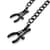 Затискачі для сосків Bedroom Fantasies Nipple Clamps with Chain - Black